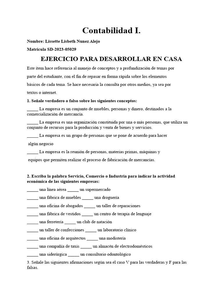 Contabilidad I Ejercicios Pdf Contabilidad Sociedad
