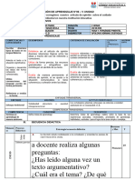 SESIÓN DE APRENDIZAJE #4 - IVUNIDAD REVISAMOS Un Artículo