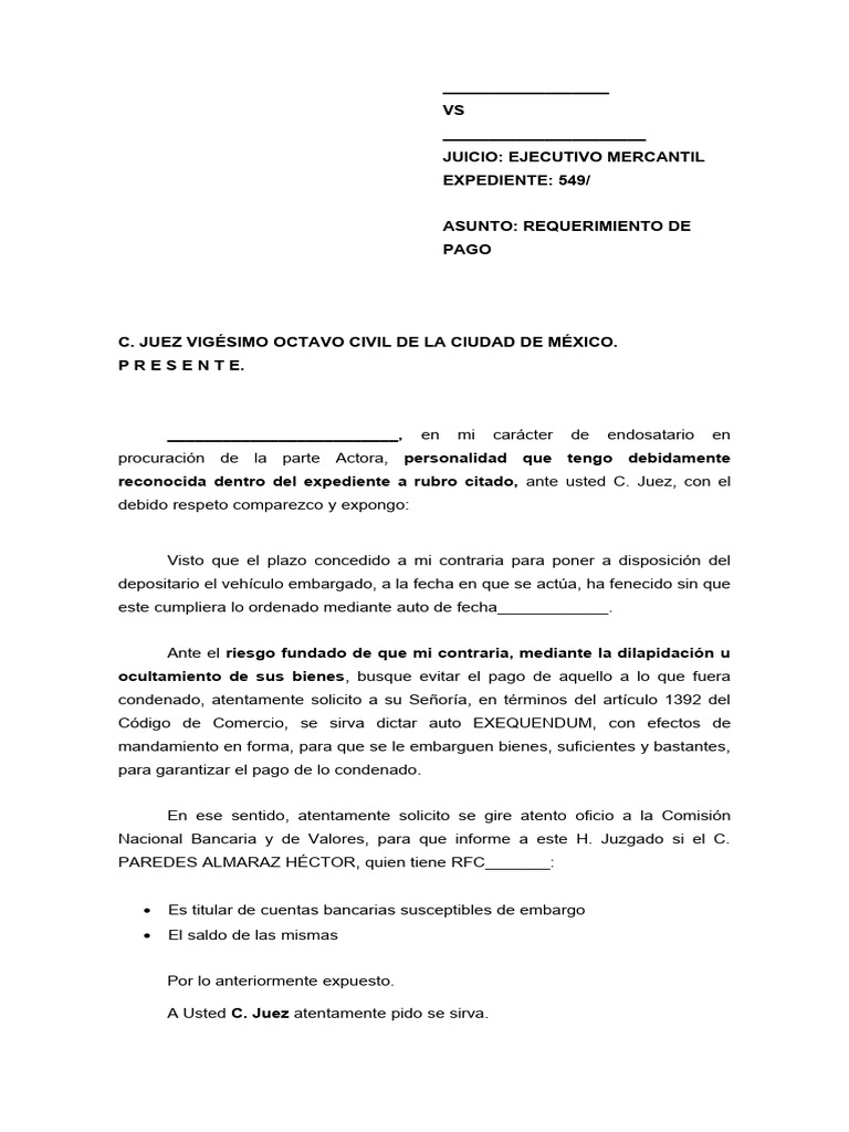 Ampliacion de Embargo | PDF | Justicia | Crimen y violencia