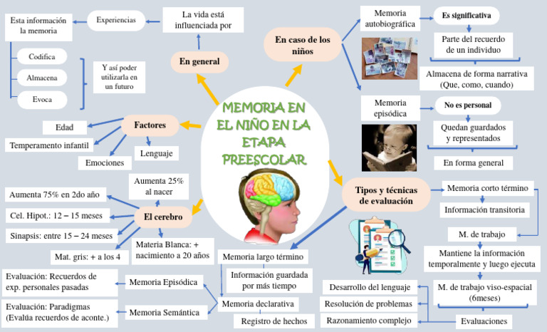 Memoria en Niños Preescolares | PDF | Memoria | Ciencias del comportamiento