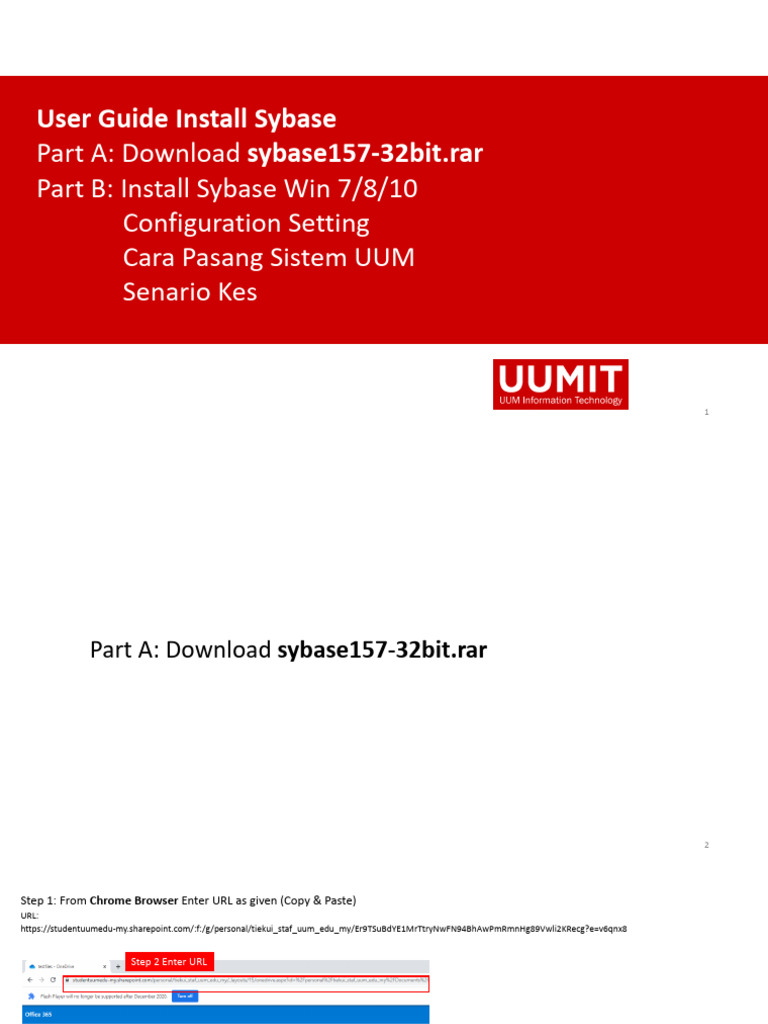 User Manual Sybase Quick Guide | PDF