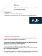 A. Vehicle Preparation For Headlamp Alignment