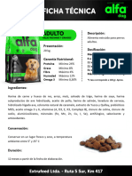 Ficha Alfa Dog Premium Adulto