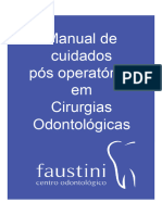 Manual de Cuidados PÓS OPERATÓRIOS