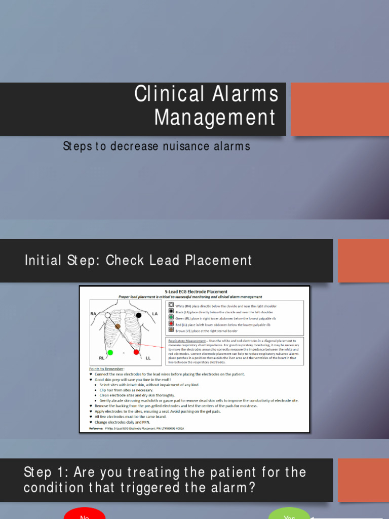 Clinical Alarms Management PDF Clinical Medicine Health Care