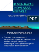 Teknik Menjawab Ekonomi Asas Kertas 2