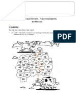 Prova Concurso 1º Ano Gabarito 3 2017