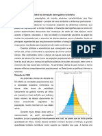 Análise Sobre A Transição Demográfica Brasileira - Geografia Da População