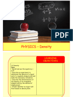 Physics 4 - Density
