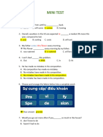 MINI TEST Question