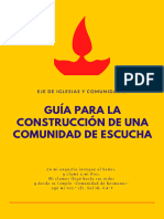 Guía e Infografía - Construir Una Comunidad de Escucha