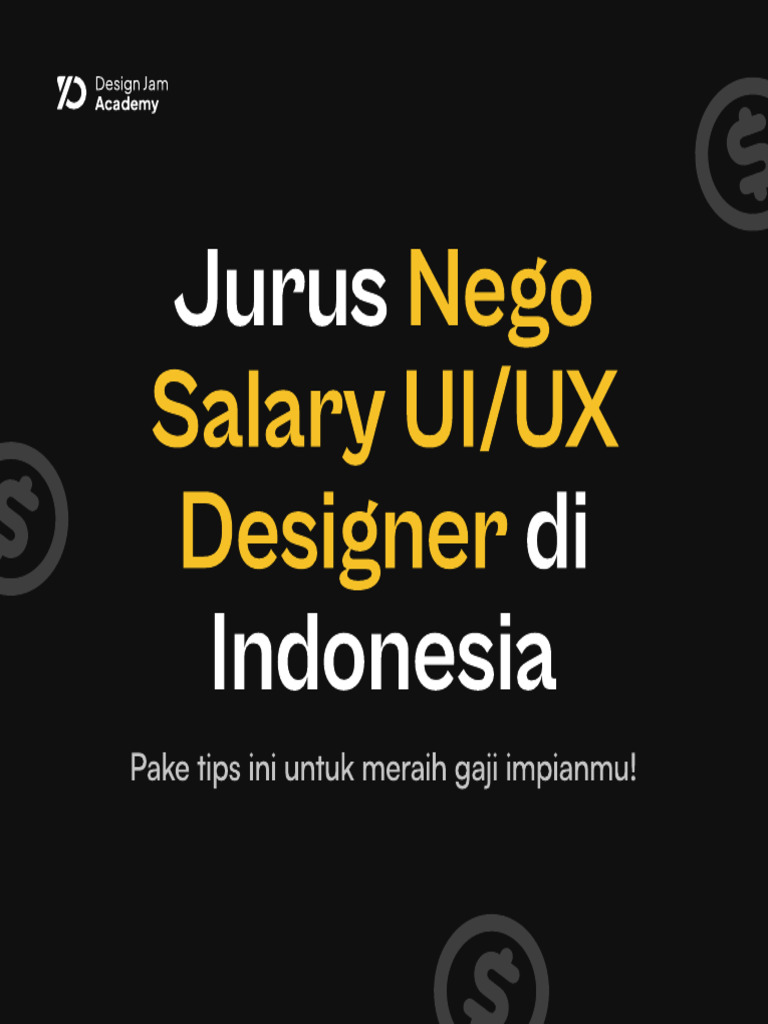 Nego Gaji UI/UX Designer di Indonesia | PDF