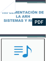 Implementación de La ARH - Sistemas y Roles