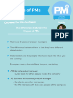 CHEAT SHEET - 3 Different Types of Product Manager Roles