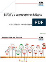 2 ESAVIS y Su Reporte en México