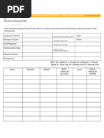AU Bank RTGS/NEFT Transfer Form | PDF | Banks | Cheque