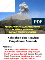 Pengelolaan Sampah TNBTS - Sept18