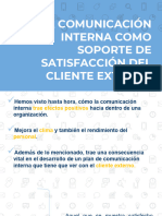 1.3 La Comunicacion Interna Como Sorporte de Satisfacción Del Cliente Externo.
