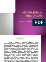 Negara Hukum Rule of Law