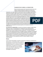 Texto Argumentativo Sobre La Corrupción