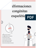 Malformaciones Congénitas Esqueléticas. - Removed