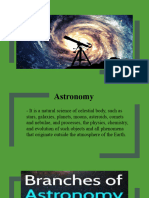 Astronomy Earth Sci