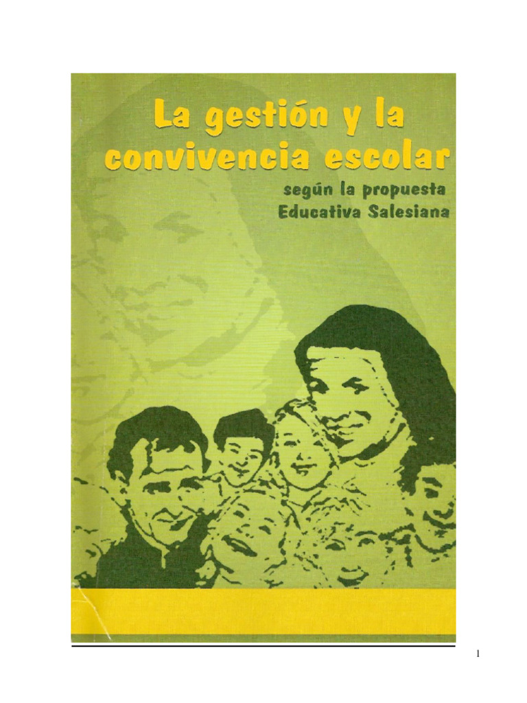 Gestión y Convivencia Escolar Salesiana | PDF | Plan de estudios | Maestros