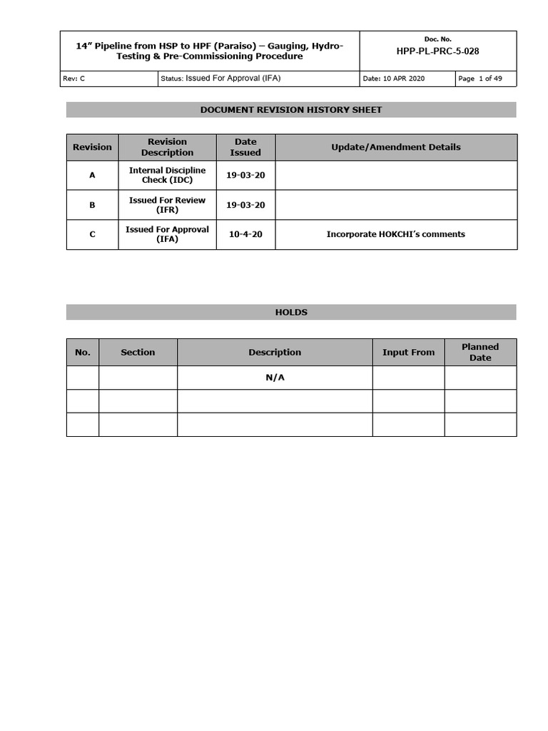 Hpp pl prc 5 028 14inch pipeline pre commissioning l5 rev c pdf
