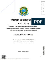 Relatório Do Do Deputado Felipe Carreras (CPI-FUTE)