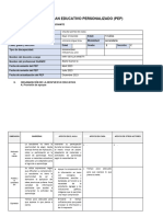 PLAN EDUCATIVO PERSONALIZADO (PEP) - Kiara