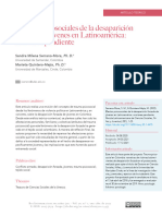 Efectos Psicosociales de La Desaparición Forzada de Jóvenes en Latinoamérica Una Tarea Pendiente