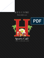 Menú H Sports Cafe