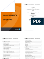 Not-for-Profit Incorporator's Handbook