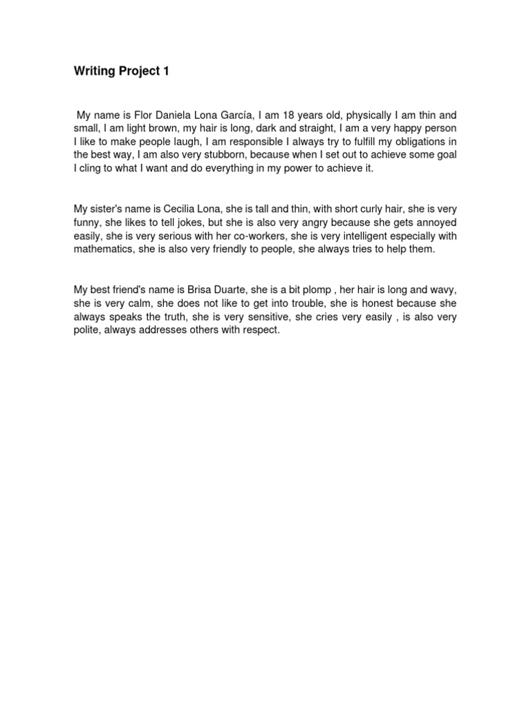 Writing project 1 pdf