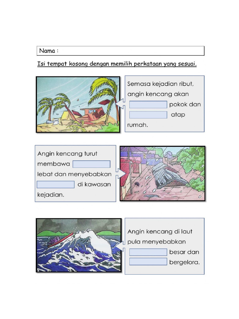 Lembaran Kerja Sains d6 | PDF