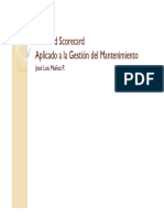 Balanced Scorecard Aplicado Al Mantenimiento - Jose Luis Muñoz