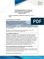 Guía de Actividades y Rúbrica de Evaluación - Unidad 2 - Fase 2 - Inicio