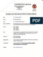 SWK Sukma 2012 Selection Tournament