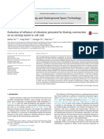 Evaluation of Influence of Vibrations Generated by - 2014 - Tunnelling and Unde