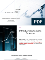 Class 1. Introduction To Data Science