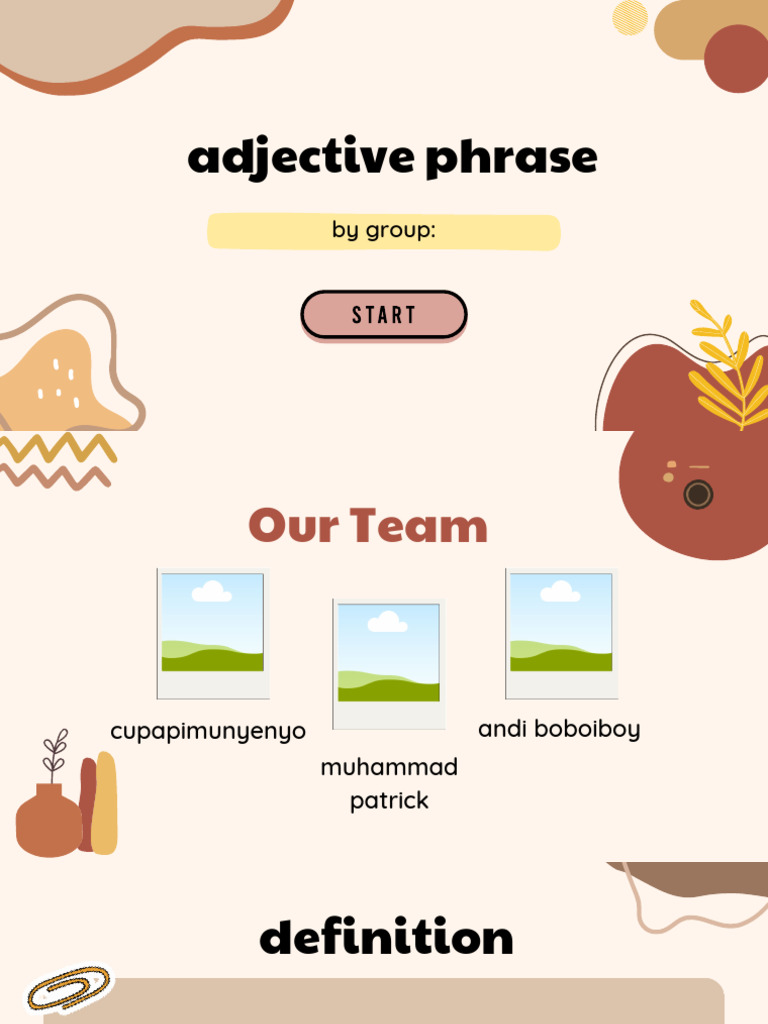 Adjective Phrase | PDF