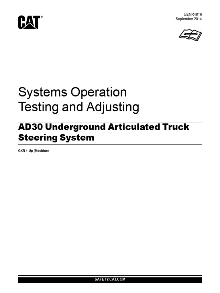 AD30 Truck Steering System Overview | PDF | Valve | Pump