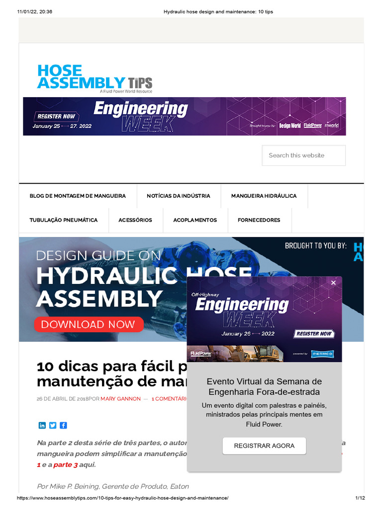 Hydraulic hose design and maintenance_ 10 tips PDF