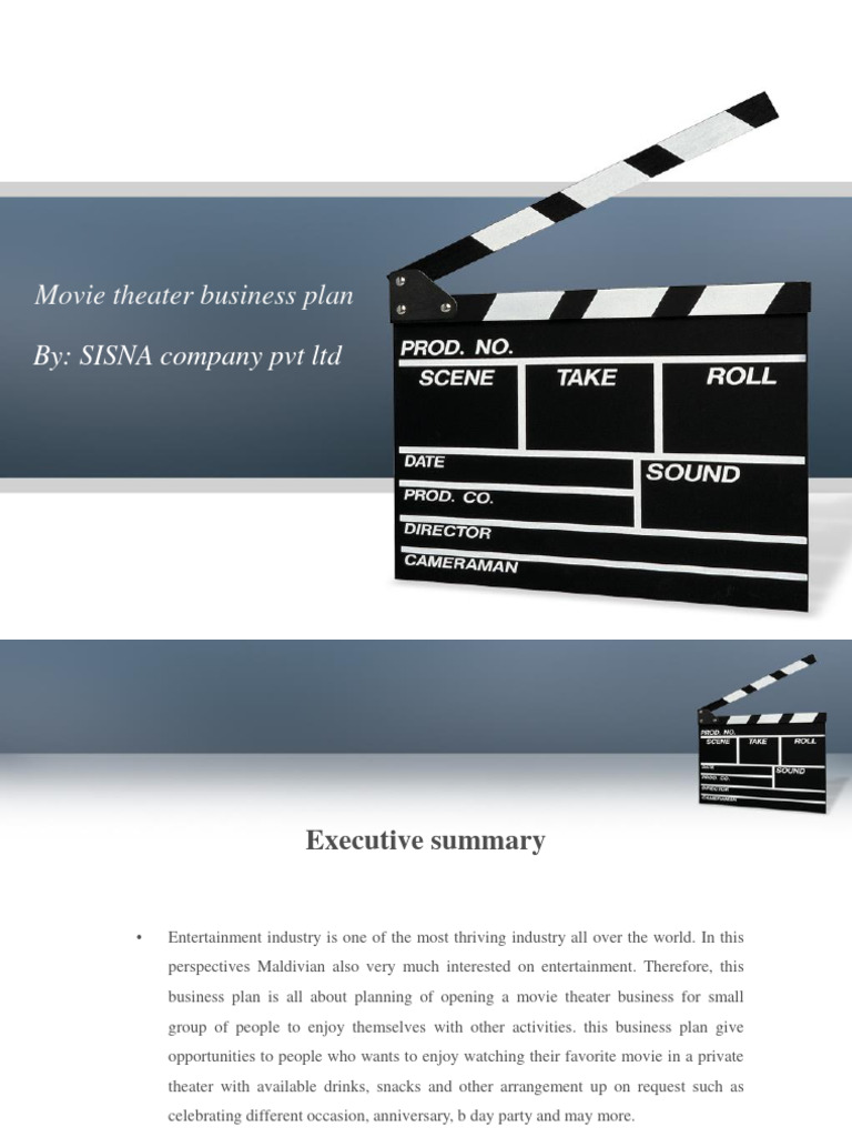 movie theatre business plan objectives
