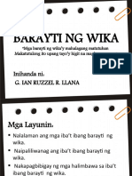 Barayti NG Wika