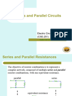 Lecture 3 - Series and Parallel Circuits