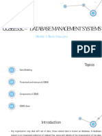 UCSE253L DBMS Module 1