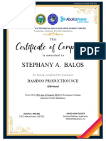 Final Certificate