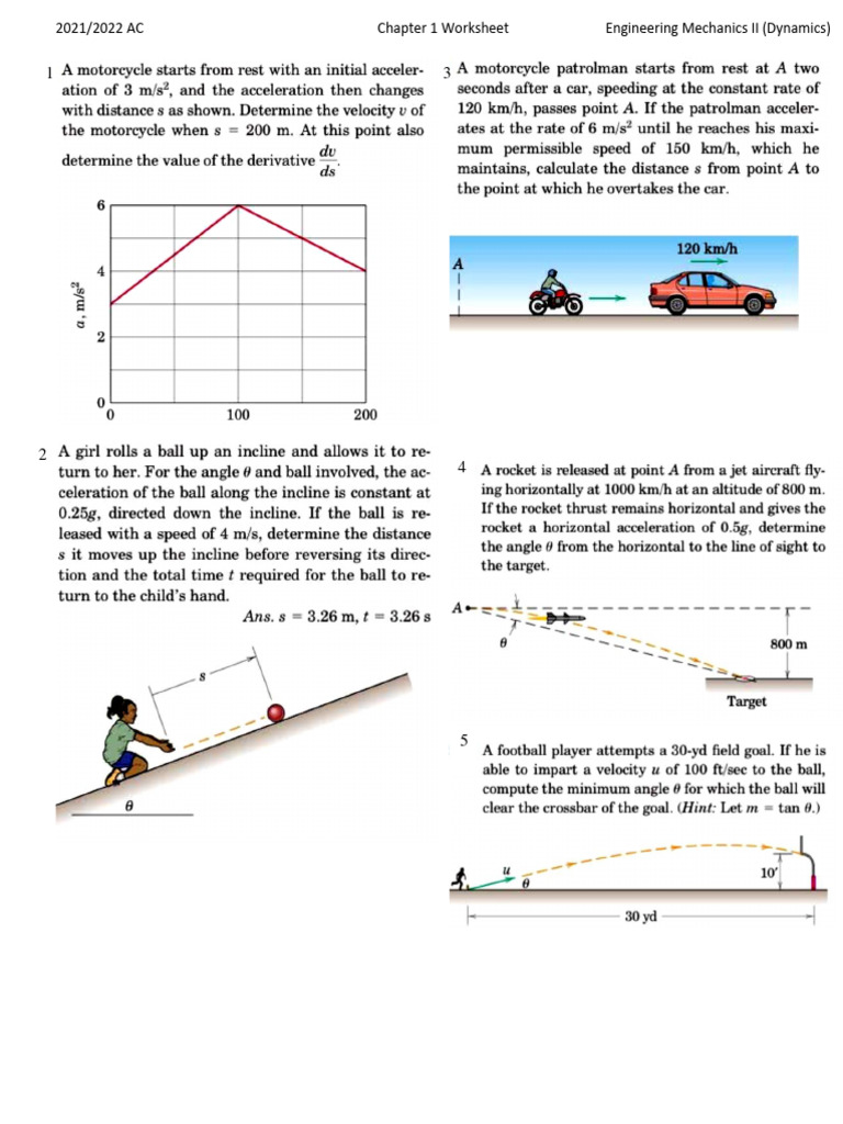 Worksheet Chapter 1 | PDF