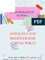 Barayti NG Wika